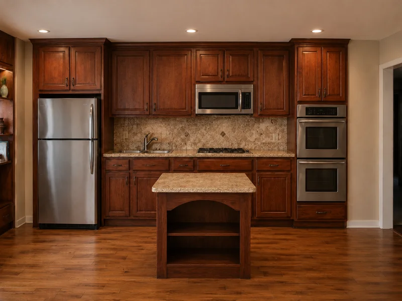 Dark & Dramatic Kitchen Remodel — before